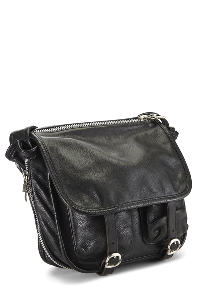 Black Leather Gunslinger Messenger, , large