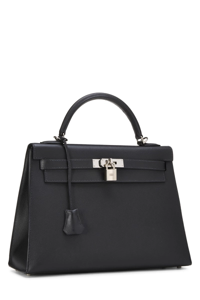 Black Epsom Kelly Sellier 32, , large