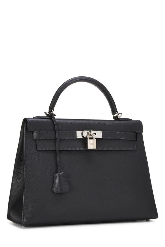 Black Epsom Kelly Sellier 32, , large image number 1