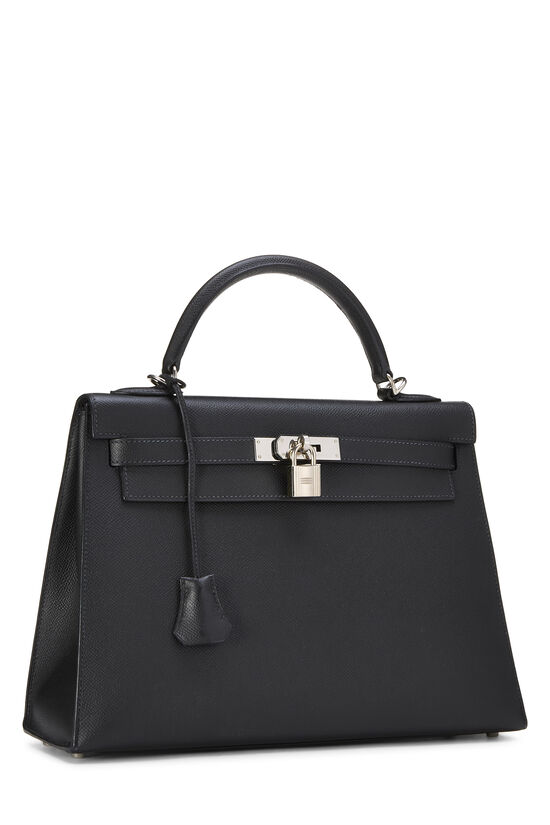 Black Epsom Kelly Sellier 32, , large image number 1
