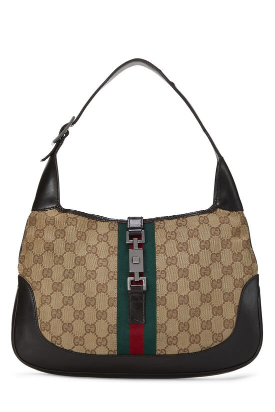 Original GG Canvas Jackie Hobo Small, , large image number 0