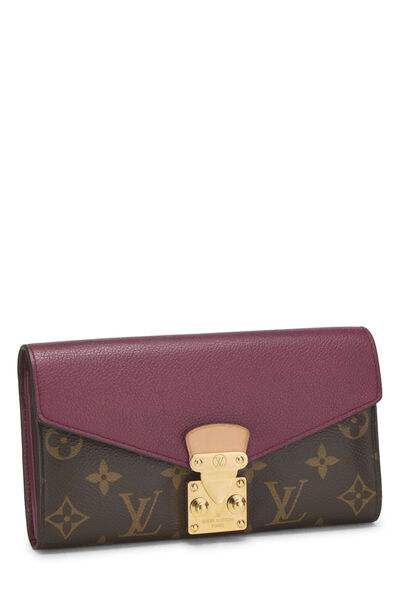 Purple Monogram Canvas Pallas Wallet , , large