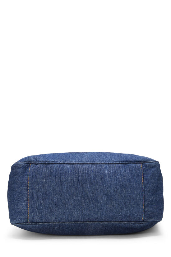 Blue Denim Top Handle Bag, , large image number 6