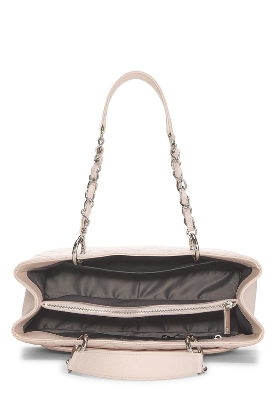 Pink Quilted Caviar Grand Shopping Tote (GST), , large image number 5