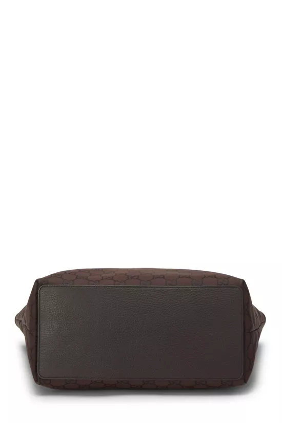 Brown GG Nylon Tote, , large image number 4