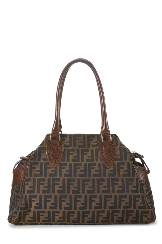 Brown Zucca Canvas Bag Du Jour Medium, , large image number 0