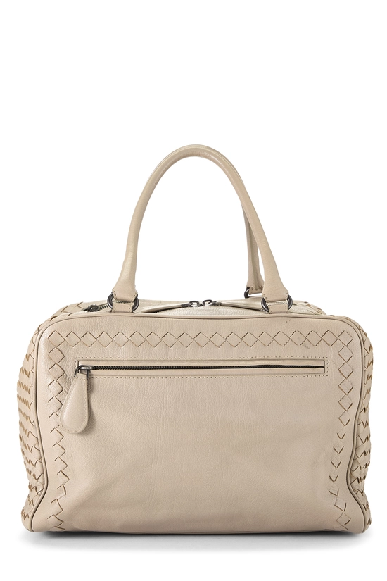 Grey Intrecciato Brera Bag Medium, , large image number 0