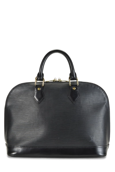 Louis Vuitton Black Epi Alma PM