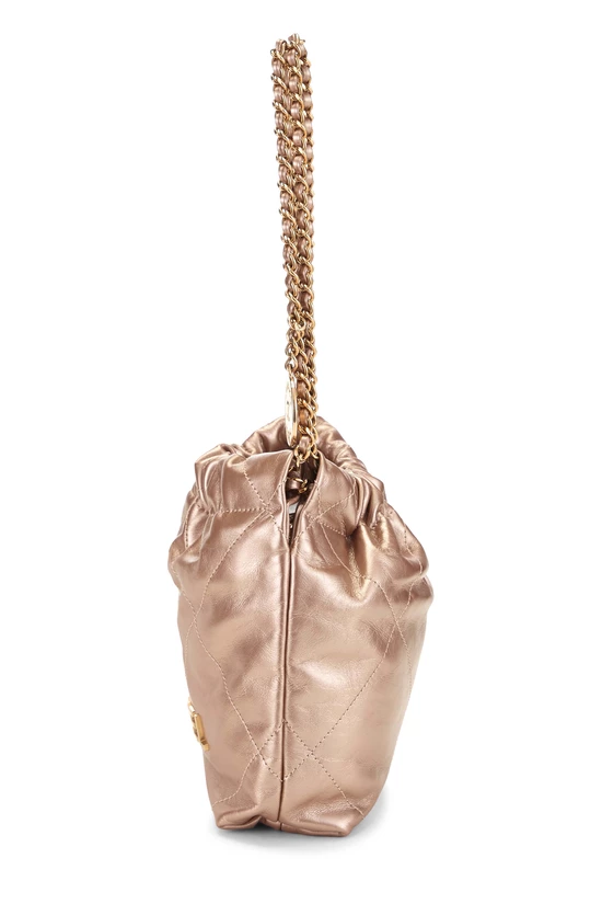 Copper Pink Calfskin Chanel 22 Hobo Mini, , large image number 2