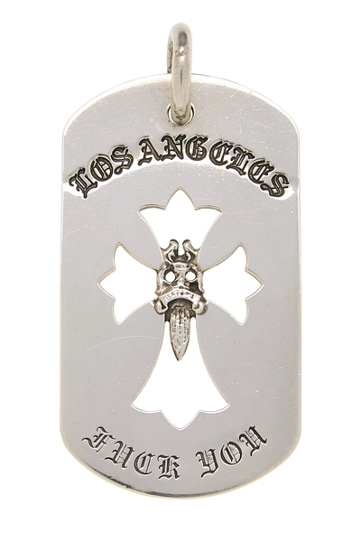 Sterling Silver Los Angeles Cutout Dog Tag