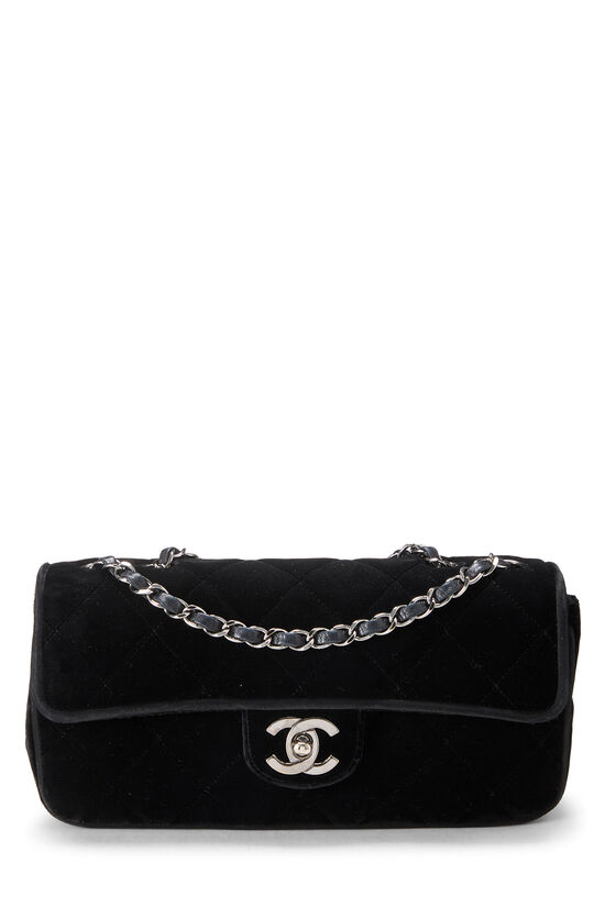 Black Velvet East West Flap Medium, , large image number 0