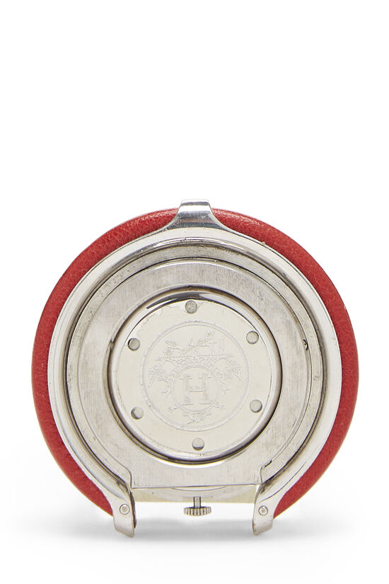 Red & Silver Travel Clock, , large image number 4
