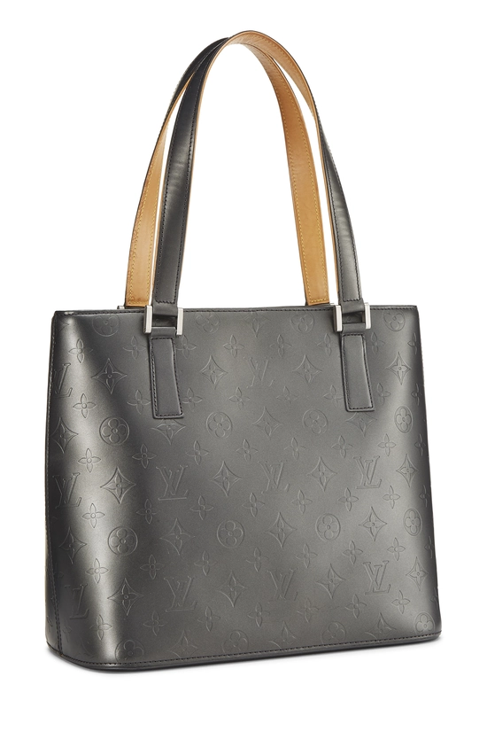 Grey Monogram Vernis Mat Stockton, , large image number 1