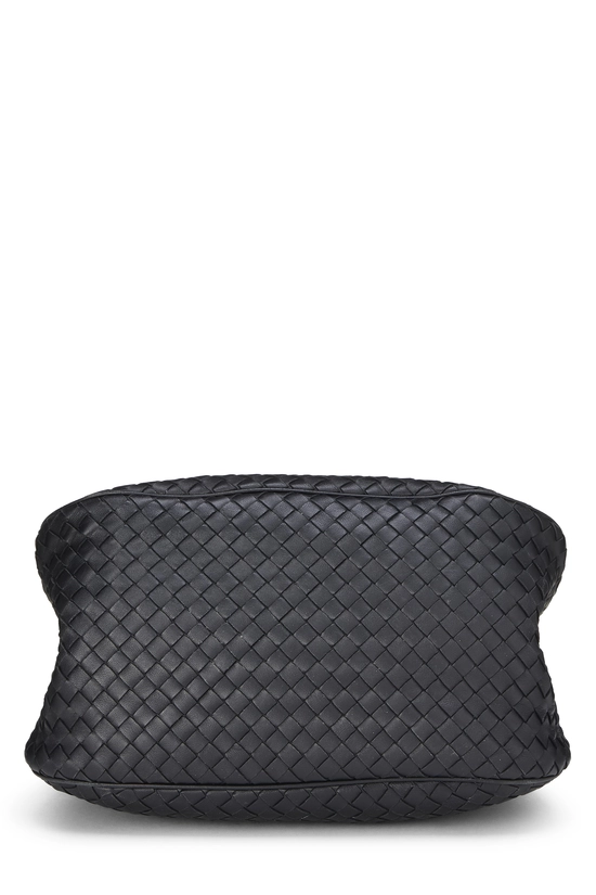 Black Intrecciato Tote Small, , large image number 4