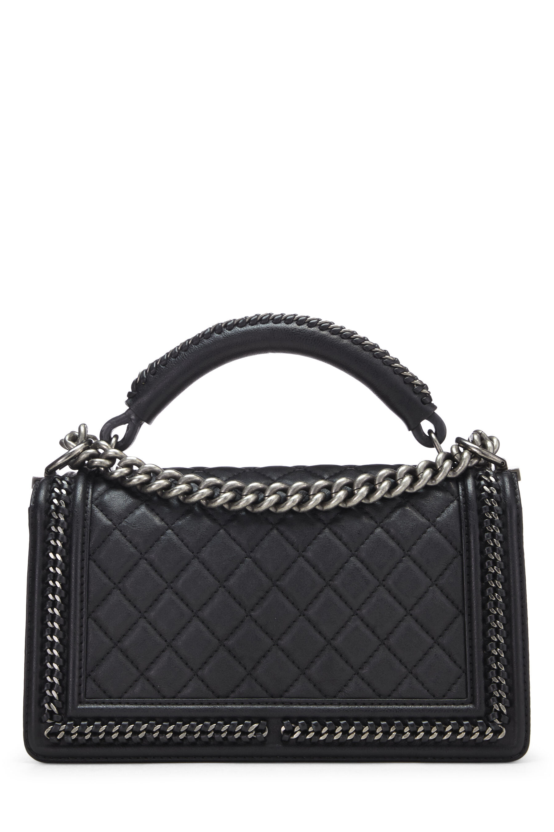 Chanel Classic Medium Boy Bag in Lambskin Black  LuxuryPromise