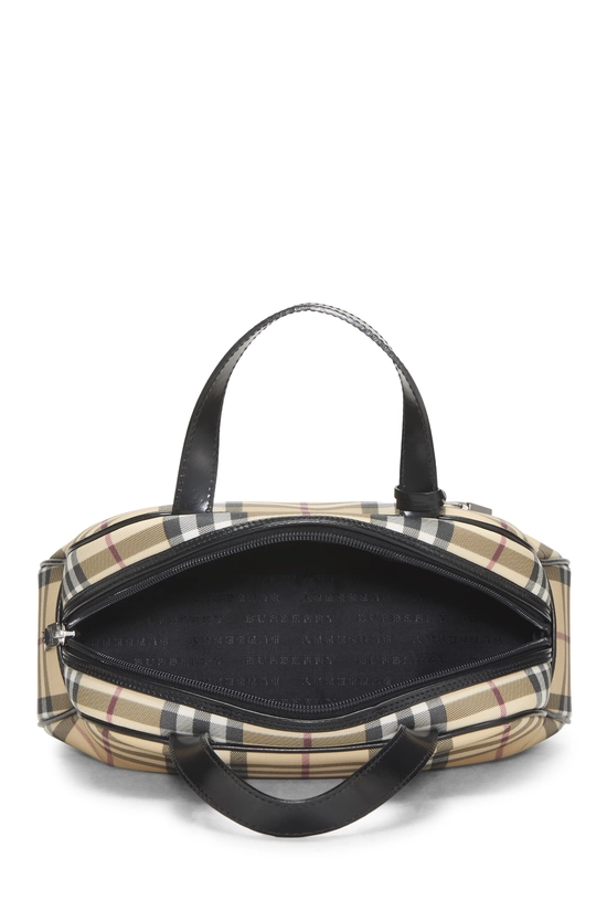 Black Check Bowler Handbag Small, , large image number 5