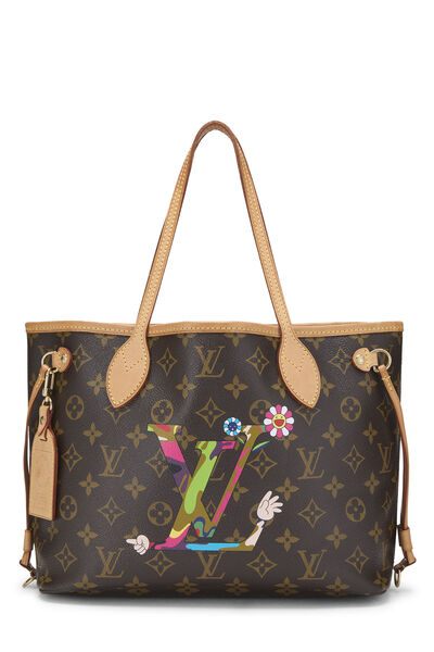 Takashi Murakami x Louis Vuitton Monogram Hands Neverfull PM