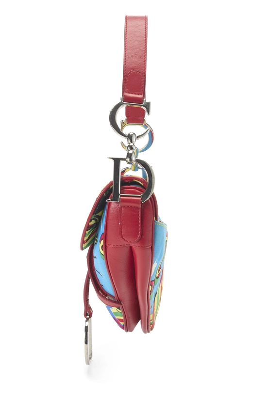Multicolor Rasta Mania Saddle Bag, , large image number 2