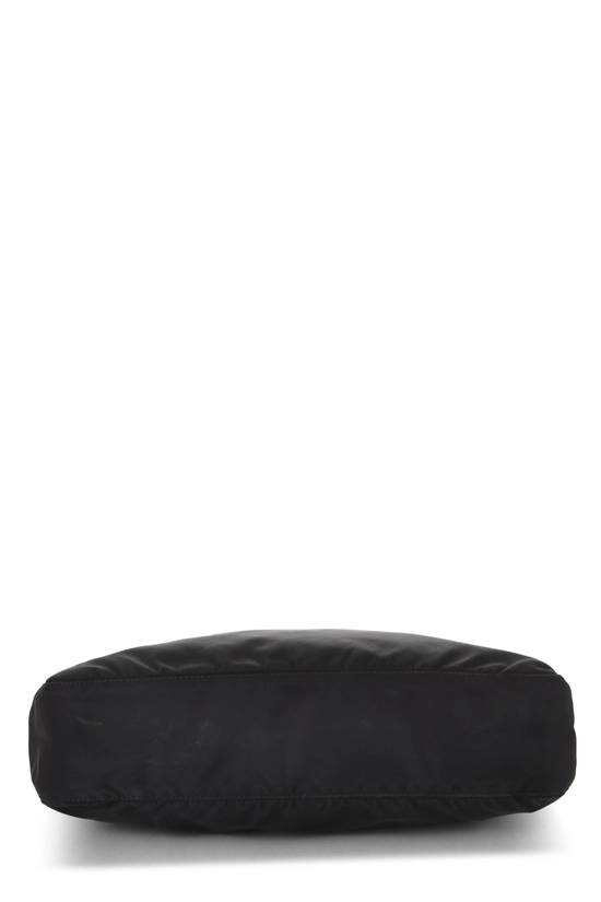 Black Nylon Front Zip Pocket Messenger Small, , large image number 4