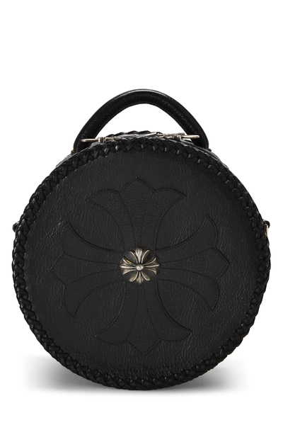 Black Leather Blue Moon Baby Shoulder Bag