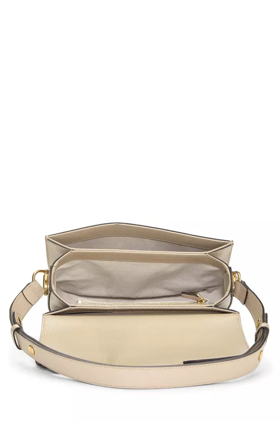 Beige GG Supreme 1955 Horsebit Shoulder Bag, , large image number 5