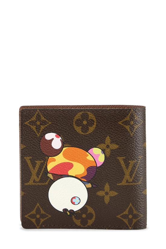 Takashi Murakami x Louis Vuitton Monogram Canvas Panda Marco Wallet, , large image number 2