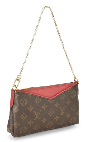 Louis Vuitton Red Monogram Canvas Pallas Clutch — photo 2