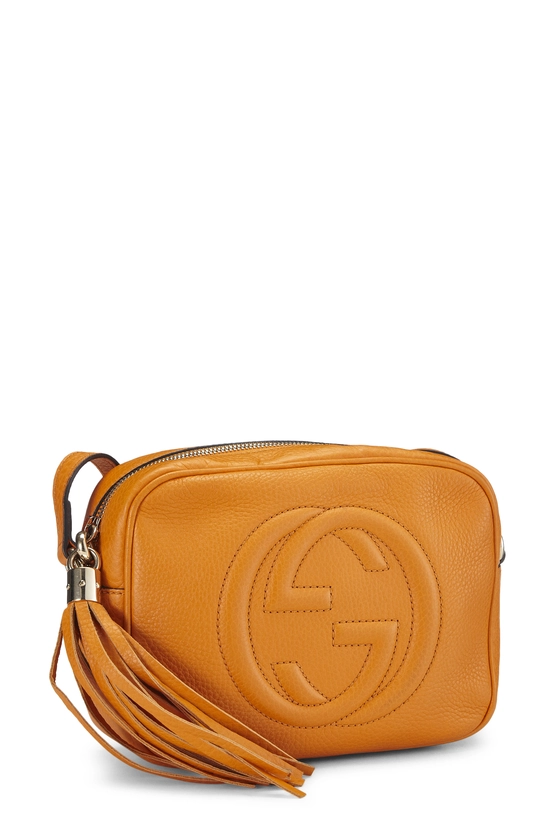 Orange Grained Leather Soho Disco, , large image number 1