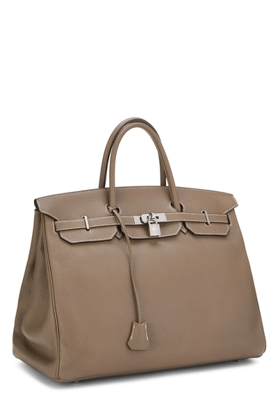 Etoupe Clemence Birkin 40, , large