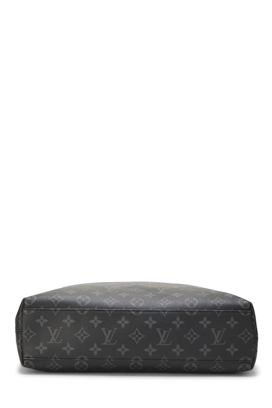 Black Monogram Eclipse Canvas Explorer Tote, , large image number 4