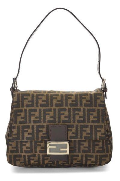 Fendi Brown Zucca Canvas Mama