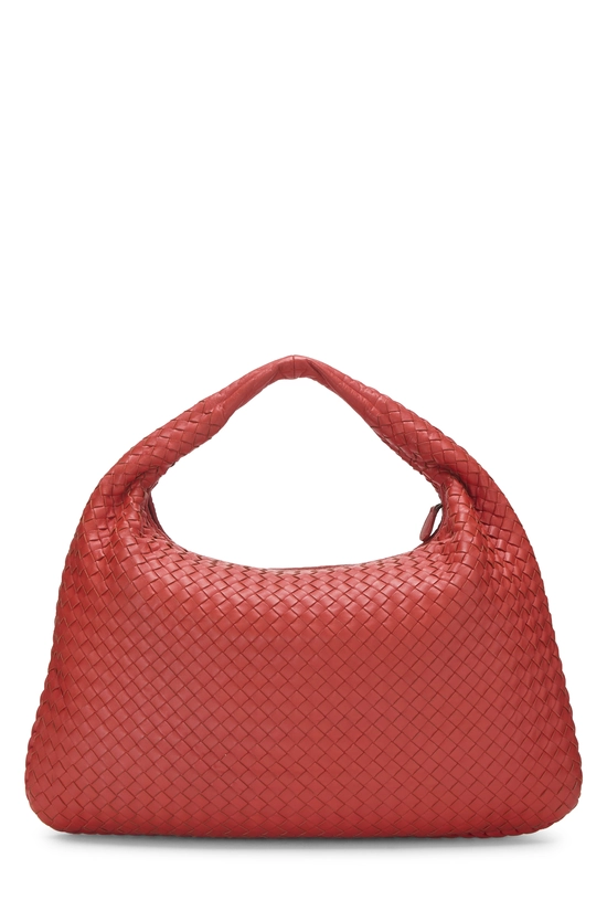 Red Intrecciato Veneta Hobo Medium, , large image number 3
