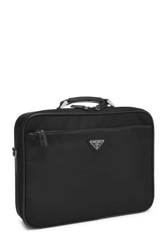 Black Nylon Briefcase, , large image number 3