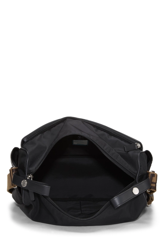 Black Nylon Diaper Bag, , large image number 5