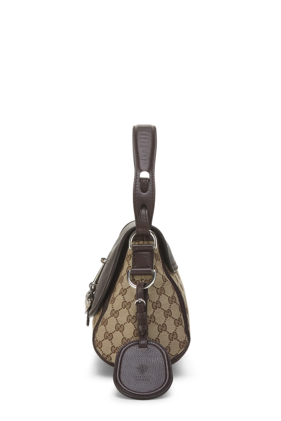 Original GG Canvas Horsebit Shoulder Bag, , large image number 2
