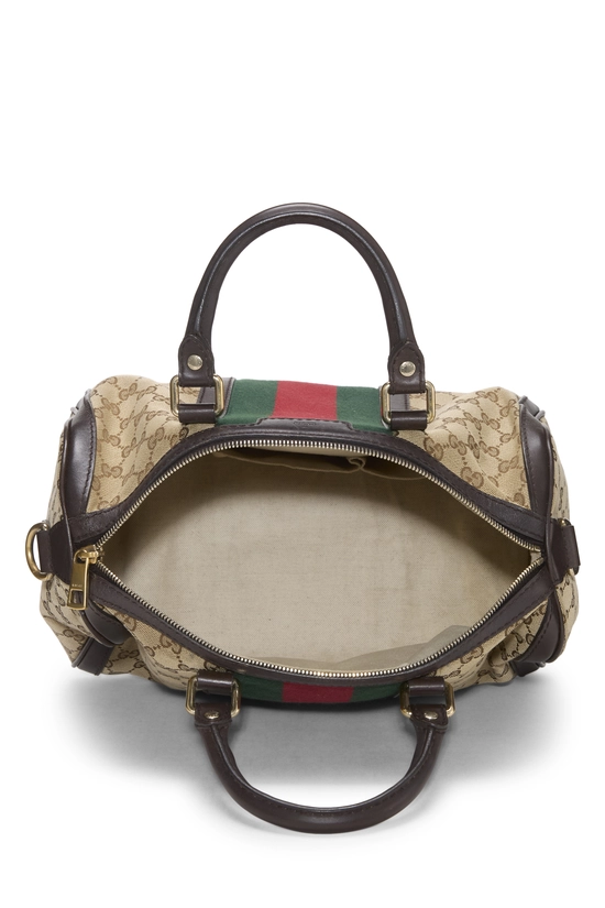 Original GG Canvas Vintage Web Boston Bag Medium, , large image number 5