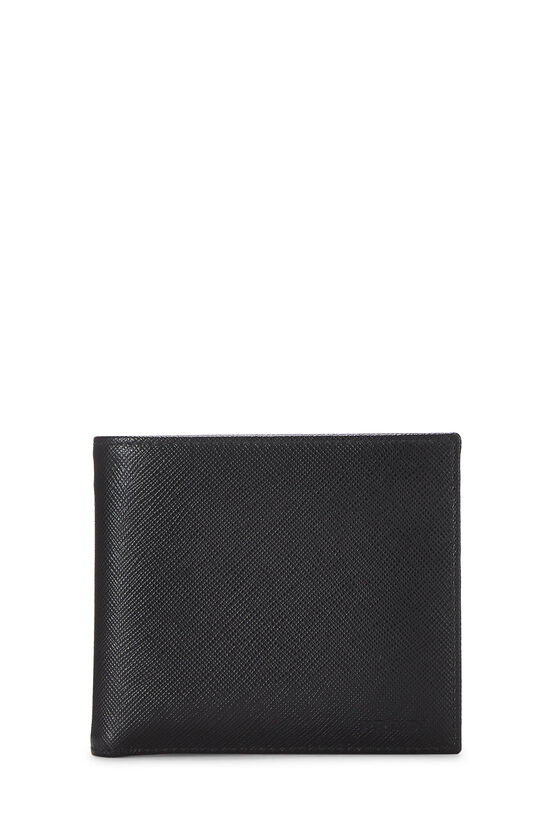 Black Saffiano Bifold Wallet, , large image number 0