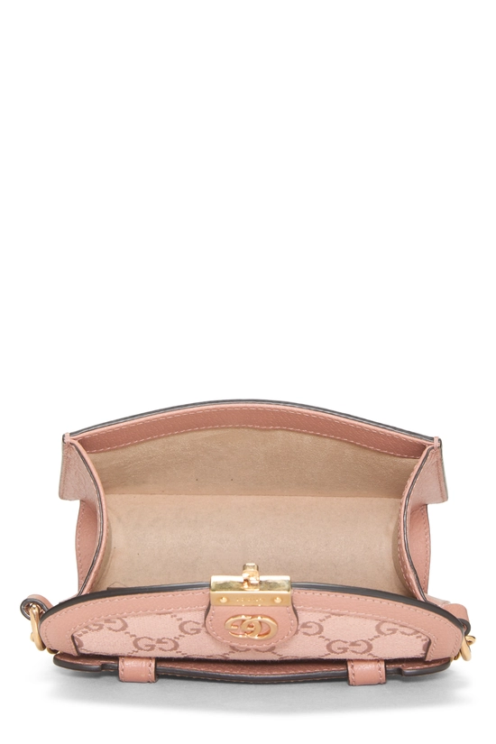 Pink GG Canvas Ophidia Shoulder Bag, , large image number 5