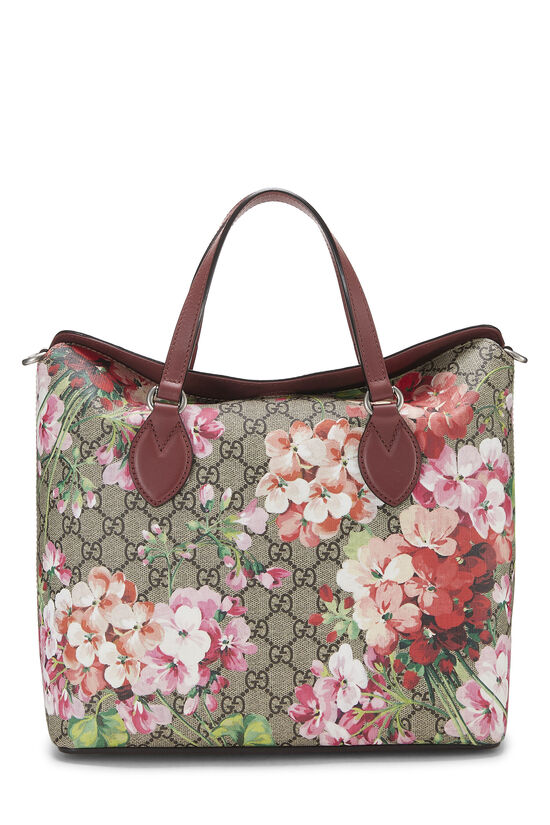 Gucci Pink GG Blooms Supreme Canvas Fold Over Bag QFB1D10L0B012  