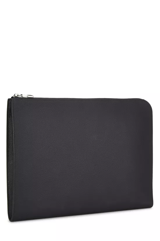 Black Taurillon Pochette Jour GM, , large image number 1
