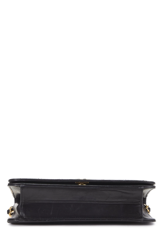 Black Quilted Lambskin Snap Full Flap Small, , large image number 4