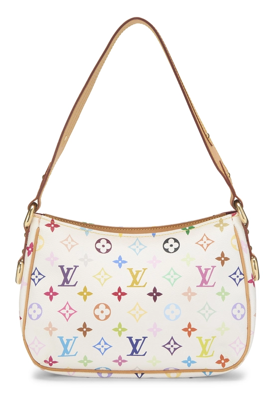Takashi Murakami x Louis Vuitton White Monogram Multicolore Lodge PM, , large image number 3