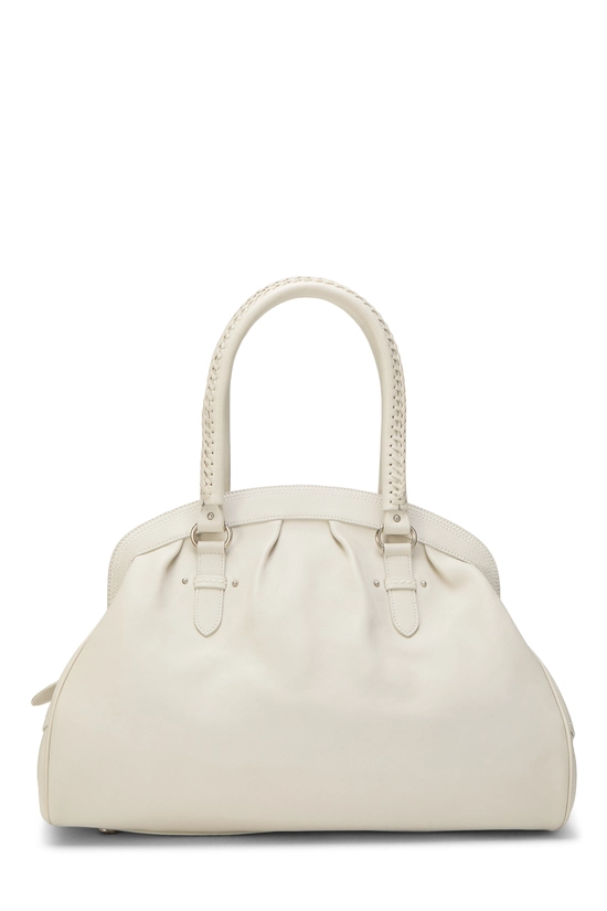 White Calfskin My Dior Frame Bag, , large image number 3