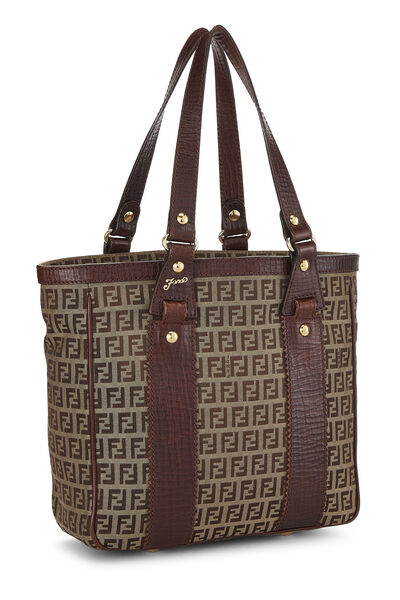 Brown Zucchino Canvas Tote Small, , large