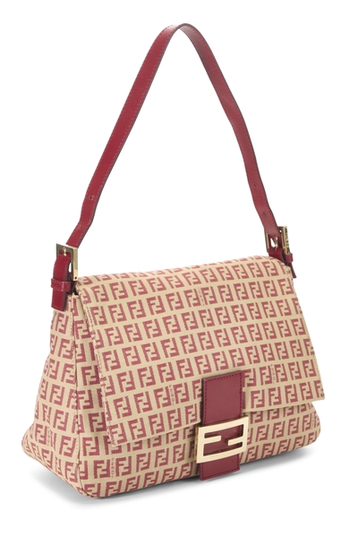 Fendi Red Zucchino Canvas Mama — photo 2