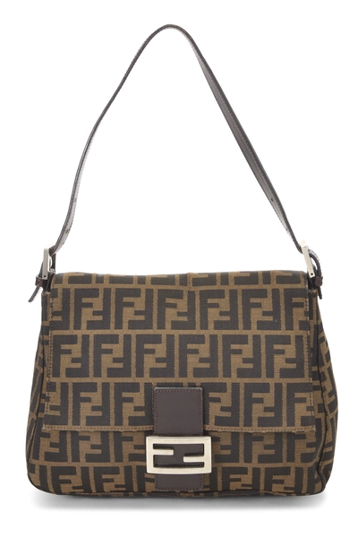 Fendi Brown Zucchino Canvas Mama