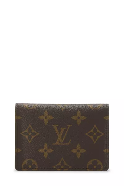 Monogram Canvas Porte 2 Cartes Vertical