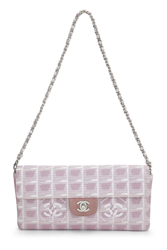 Vintage Chanel Pink Travel Ligne Crossbody Bag