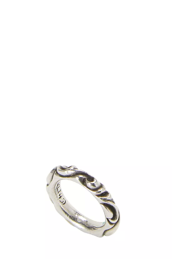 Sterling Silver Cross Scroll Ring, , large image number 0