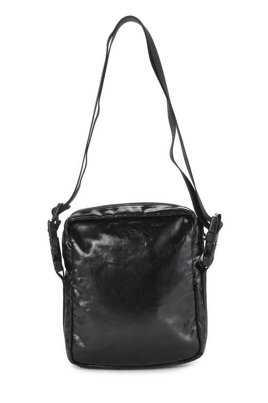 Black Coated Canvas Sportline Crossbody, , large image number 3